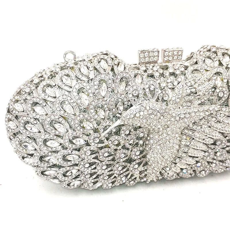 Clutch Cristal Beijar Flor