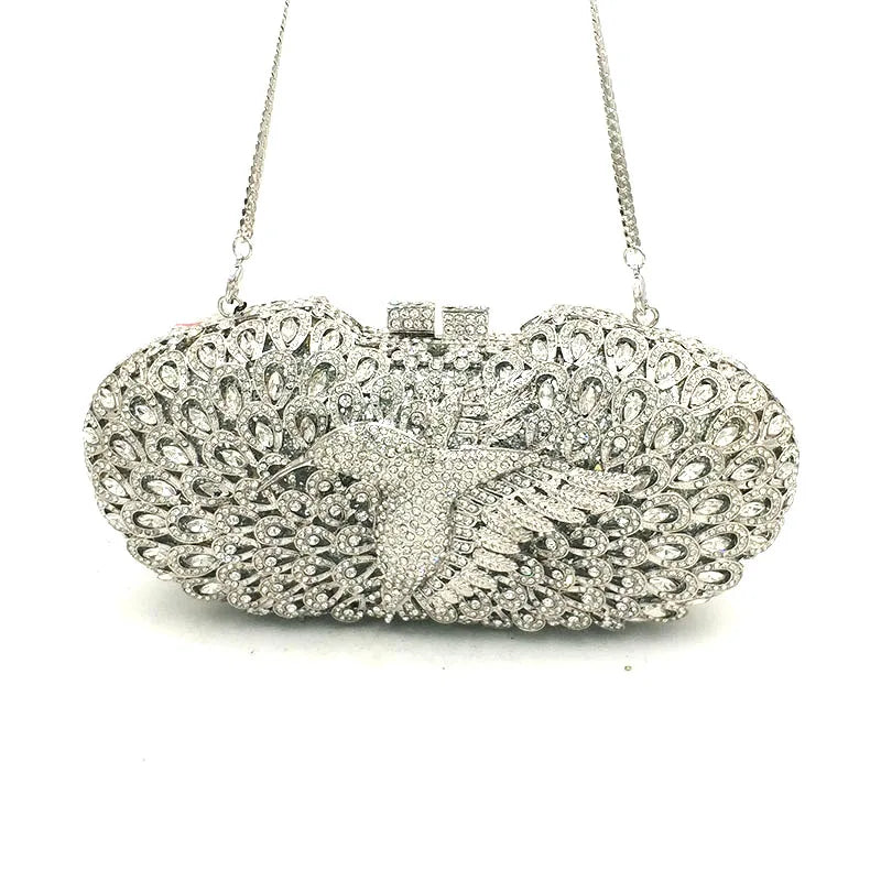 Clutch Cristal Beijar Flor