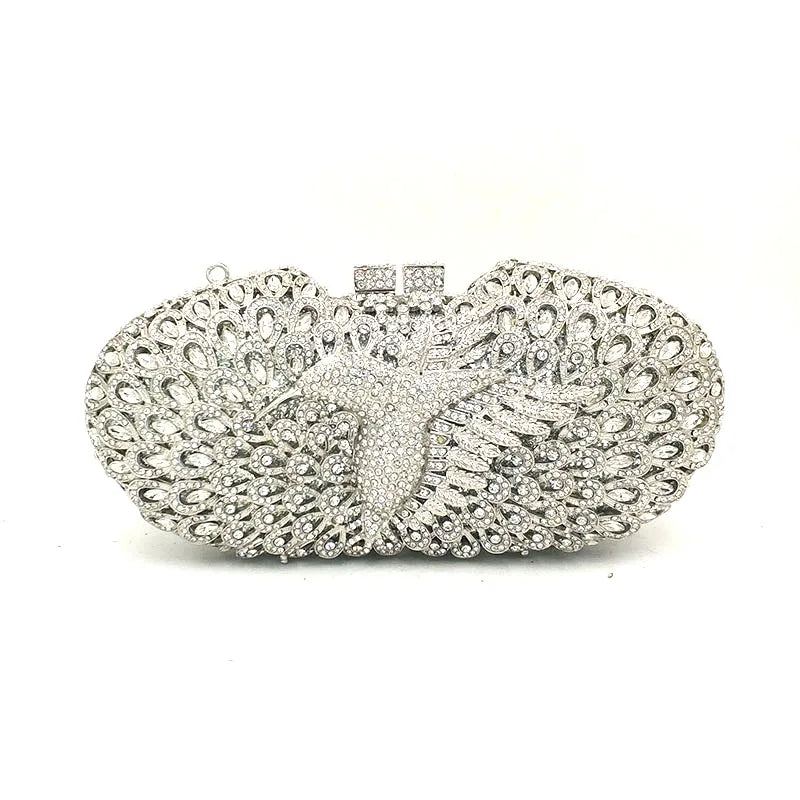 Clutch Cristal Beijar Flor