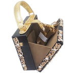Bolsa de ombro feminina delicada de flor, bolsa de mão luxuosa de acrílico com bolsas transversais da moda, para mulheres