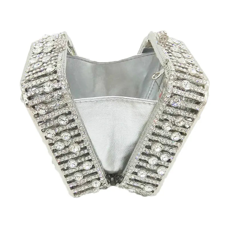 Cristal Noite Embreagem Para Mulheres, Bolsa De Casamento, Embreagem De Noiva, Minaudiere Box, Bolsas De Strass, Boutique, Em Stock
