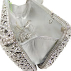 Caixa de Boutique De FGG Elegante Das Mulheres de Diamante saco Da Noite de Embreagem Minaudiere Sacos Bolsas e Bolsas Saco De Cristal De Noiva Jantar Formal