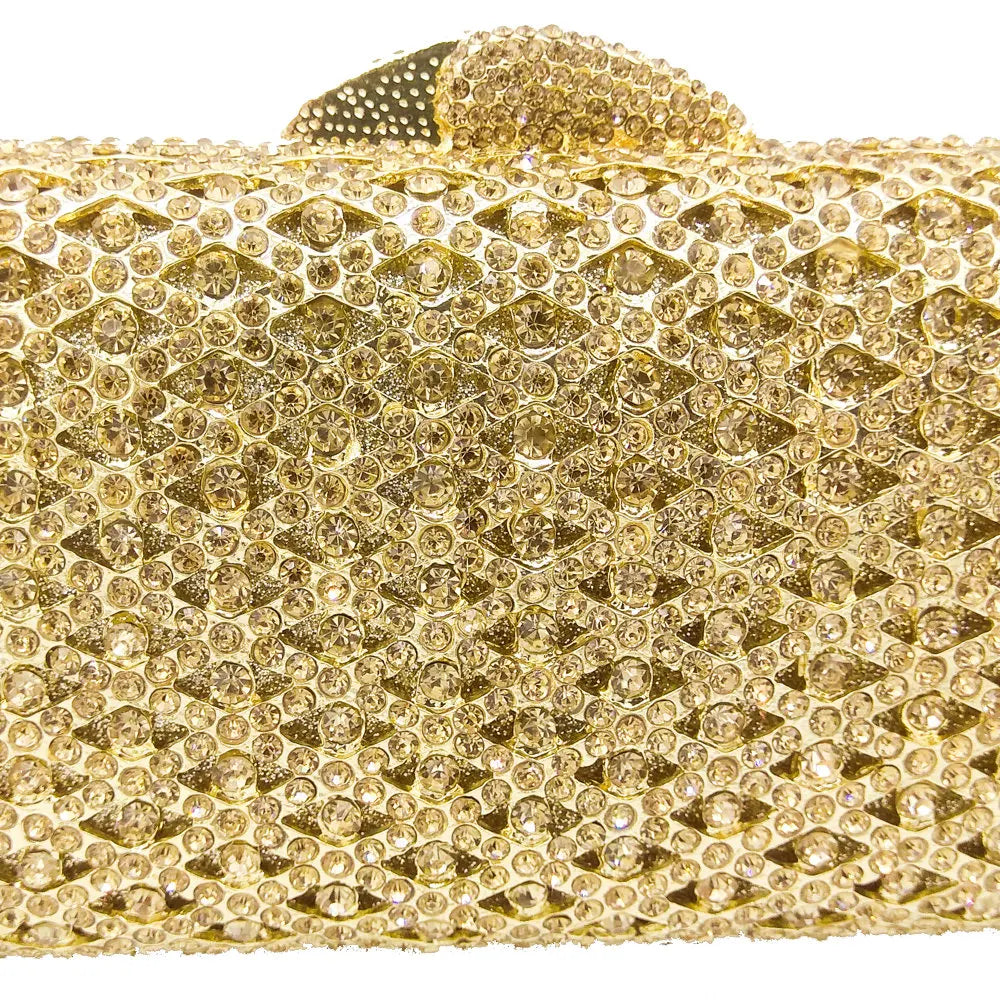 Caixa de Boutique De FGG Elegante Das Mulheres de Diamante saco Da Noite de Embreagem Minaudiere Sacos Bolsas e Bolsas Saco De Cristal De Noiva Jantar Formal