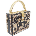 Bolsa de ombro feminina delicada de flor, bolsa de mão luxuosa de acrílico com bolsas transversais da moda, para mulheres