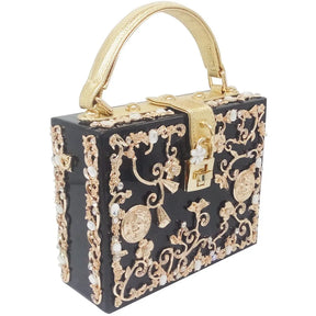 Bolsa de ombro feminina delicada de flor, bolsa de mão luxuosa de acrílico com bolsas transversais da moda, para mulheres