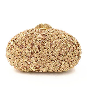 Mulheres oco para fora multi flores de cristal embreagem saco noite diamante minaudiere bolsa casamento para a mãe presentes natal sacos