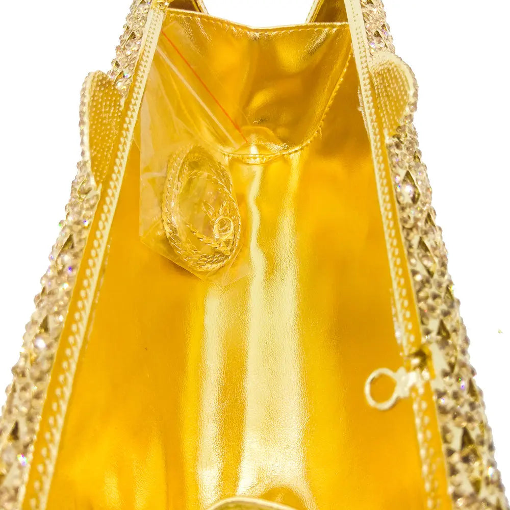 Caixa de Boutique De FGG Elegante Das Mulheres de Diamante saco Da Noite de Embreagem Minaudiere Sacos Bolsas e Bolsas Saco De Cristal De Noiva Jantar Formal