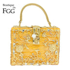 Bolsa de ombro feminina delicada de flor, bolsa de mão luxuosa de acrílico com bolsas transversais da moda, para mulheres
