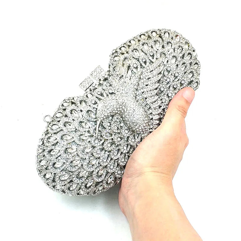 Clutch Cristal Beijar Flor