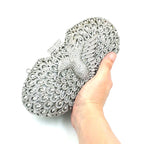 Clutch Cristal Beijar Flor