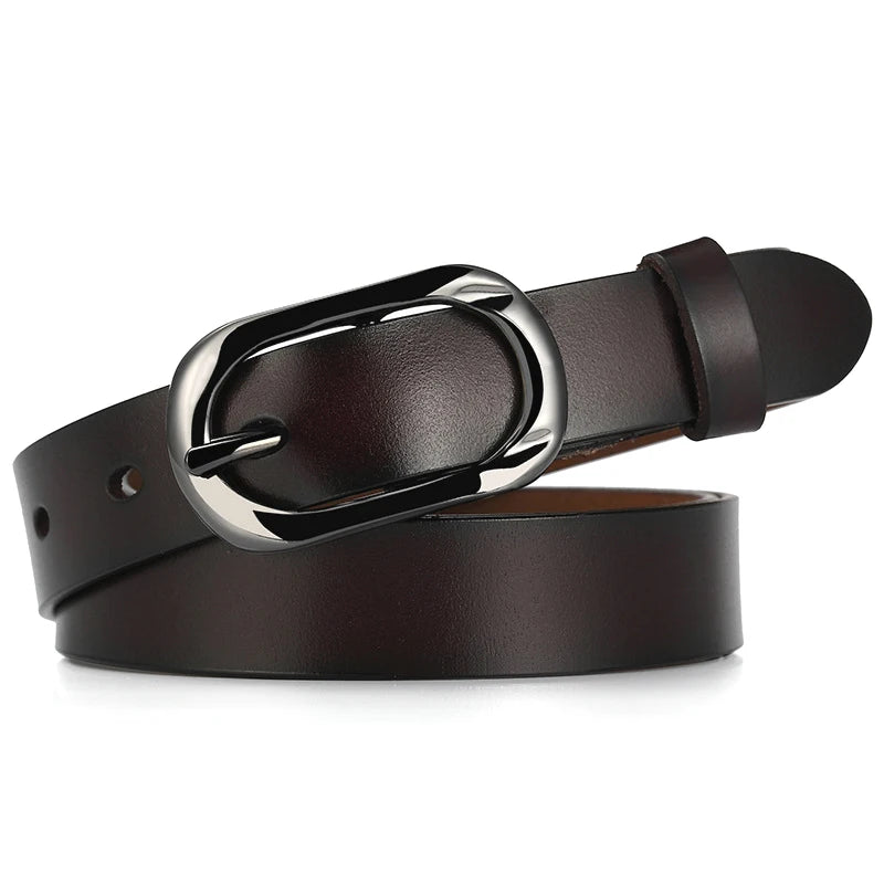 Médicla novo cinto de couro genuíno para mulheres, cinto de couro de vaca feminino fashion vintage, pulseira de couro de marca designer
