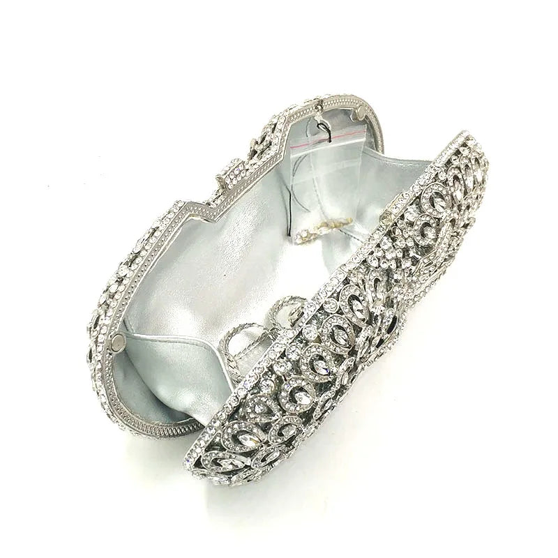 Clutch Cristal Beijar Flor