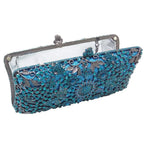 Clutch cristal Turquose