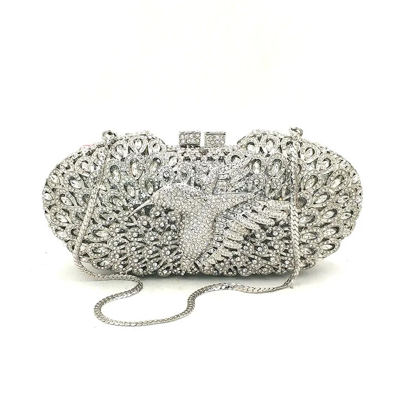 Clutch Cristal Beijar Flor