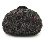 Branco claro pedra saco de noite bolsas luxo diamante garras senhora cocktail ouro metálico bolsa feminina menina banquete bolsas