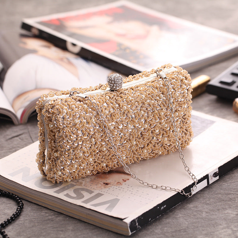 Bolsa Clutch Dream champagne