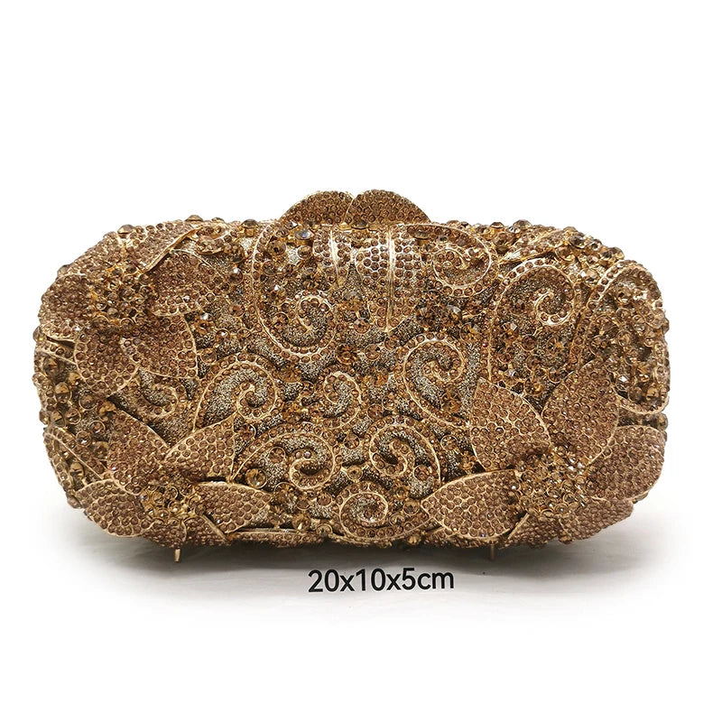 Flor diamante noite sacos de embreagem 4 cores cristal feminino celular bolsas casamento senhora strass dinheiro bolso caso