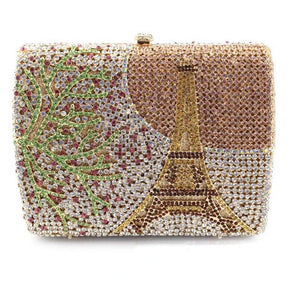 Xiyuan mulheres cristais noite sacos de embreagem festa cocktail strass minaudiere bolsas gemas dia garras casamento sacos ombro