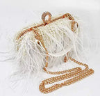 Venda quente frisado borla bolsa de embreagem diamante pérola sacos noite festa casamento bolsa embreagem corrente metal sacos ombro