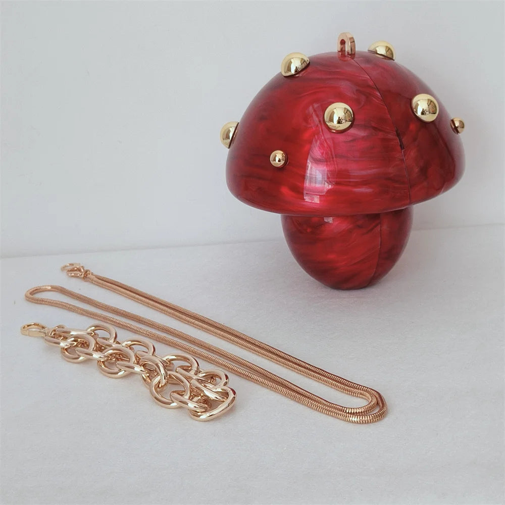 Clutch Cogumelo Mushroom Charm