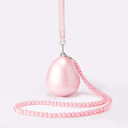 Mini bolsa de pérola crossbody colar de contas bolsa de ombro ovo noite moda totebag feminino mão senhora bolsas de telefone pequena mulher