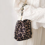 Nova Moda Mulher Saco Acessório Destacável Vintage Grey Bead Cadeia Acrílico Bag Corda Strap Mulheres Bolsa Ombro Handle Chains