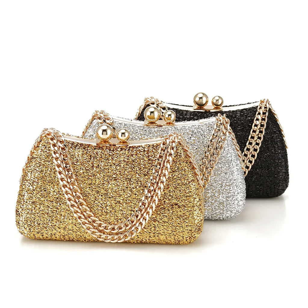 Bolsa de noite versátil, bolsa de jantar, ombro único, crossbody, com bolso para telefone, forro de nylon, formato de travesseiro exterior pu