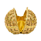 Boutique de fgg super mini bola redonda cristal sacos de noite e garras para mulheres festa formal strass minaudiere bolsas