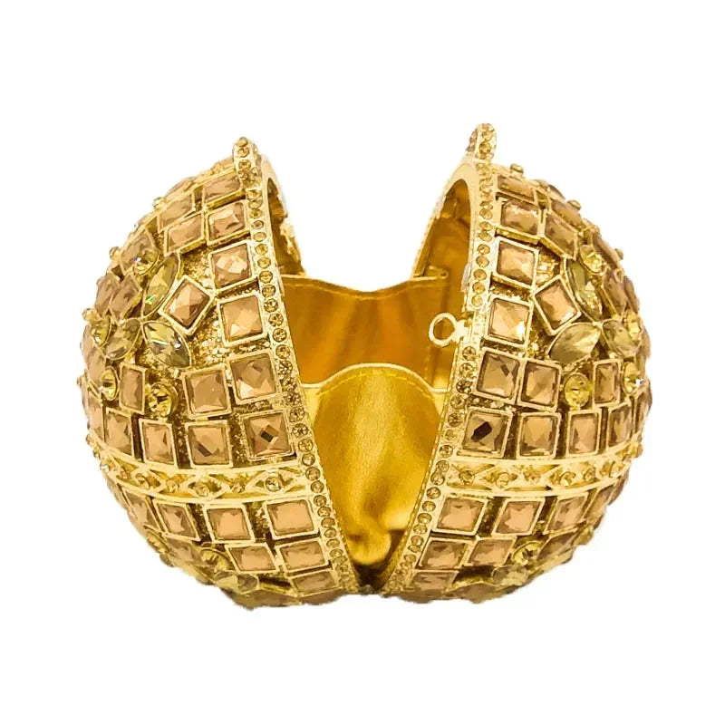 Boutique de fgg super mini bola redonda cristal sacos de noite e garras para mulheres festa formal strass minaudiere bolsas