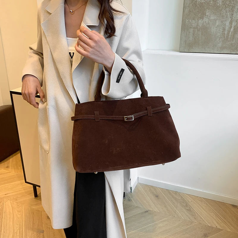 bolsa feminina bolsa grife luxo bolsa feminina elegante Veludo grande sacos de alça superior para as mulheres 2024 inverno mais recente designer bolsas luxo cor pura grande capacidade shopper totes feminino