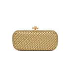 Bolsa Transversal B Home de PU Trançado, Bolsa de Ombro ande com Corrente, Estilo Europeu Moderno, Superfície ia, Cor Pura