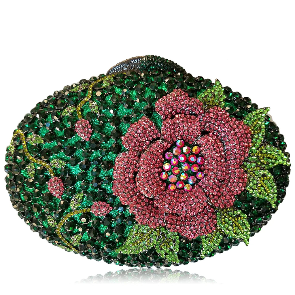 Clutch Cristal Floral Meliara