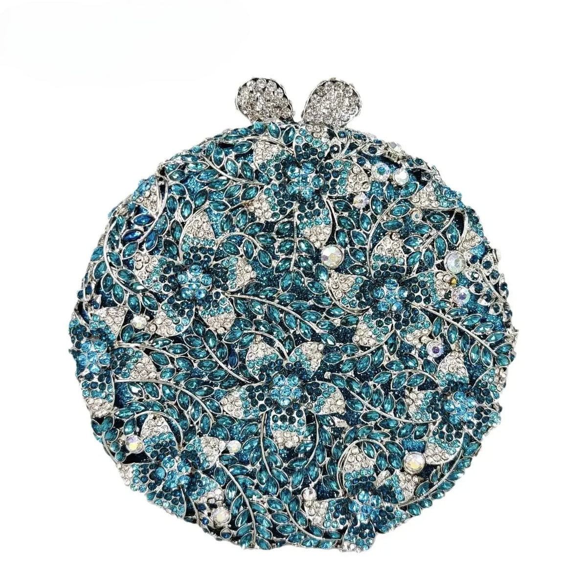 Clutch Flor Cristal Dina Safira