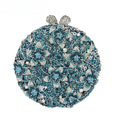 Clutch Flor Cristal Dina Safira