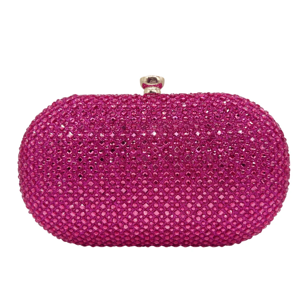 2024 bolsas de noite de luxo para mulheres – bolsa de embreagem de strass com decorações de cristal, bolsa de festa de casamento