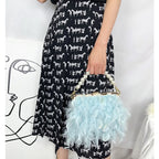 Bolsas de luxo para mulheres, bolsa de embreagem noturna, bolsa de ombro, corrente de pérolas, bolsa de casamento designer 12 cores