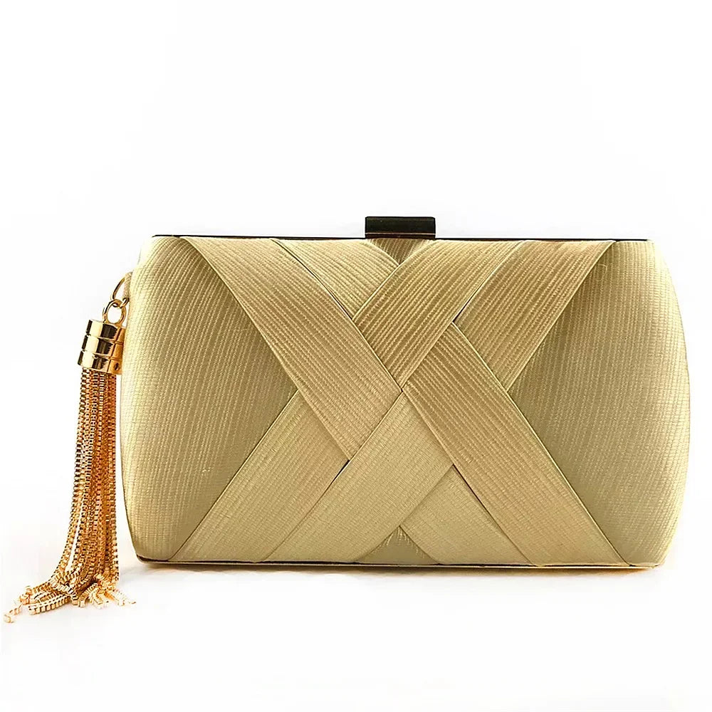 2024 nova moda feminina sacos de noite borla senhoras bolsa embreagem ombro corrente festa casamento bolsas sacos