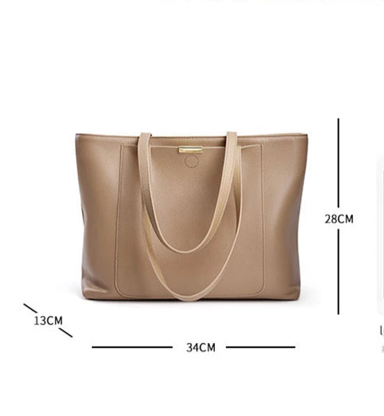 100% couro genuíno bolsa feminina grande capacidade simples moda feminina bolsa de ombro bolsa de armazenamento 2328