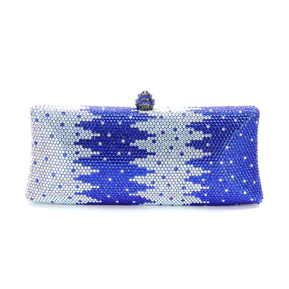 XIYUAN-Saco de embreagem de diamante de cristal colorido para mulheres, bolsa noturna para jantar, casamento, bolsa nupcial, 25 cores, mais vendido