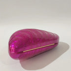 Shell ovo acrílico bolsas de embreagem para mulheres casamento doces noite crossbody saco marmoreio bolsas mini feminino corrente destacável