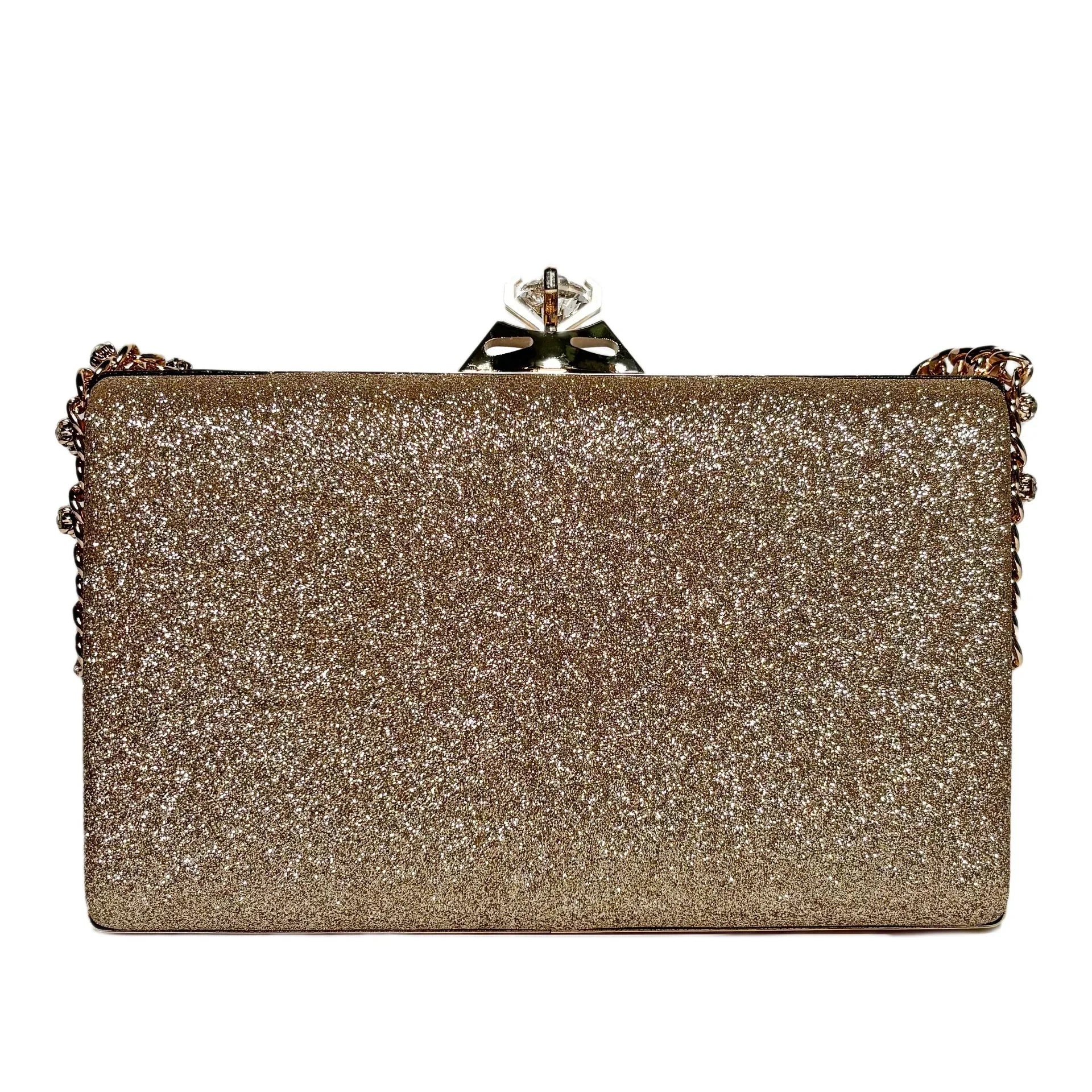 Bolsa de ombro feminina com diamante brilhante, bolsa de ombro para festa à noite, alça única, bolsa de casamento brilhante, versátil, material rígido