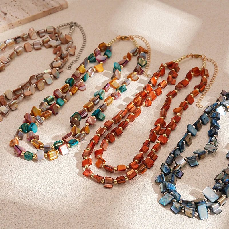 Irregular exagerar colorido colar feminino tendência moda jóias delicado geometria acessórios presentes de festa elegante rg456