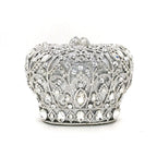 Mulheres festa à noite bolsa diamantes luxo cristal garras elegantes senhoras bolsas festa de casamento nupcial coroa real bolsas saco
