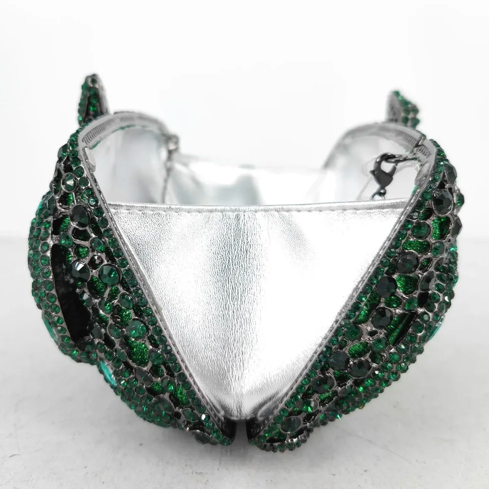 Clutch Cristal Luxury Snake