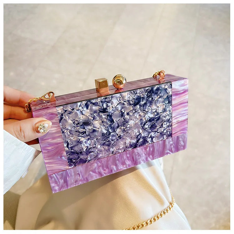 Casamento nupcial ombro crossbody saco feminino senhora bolsas de luxo marca acrílico sacos noite festa rosa verde praia garras