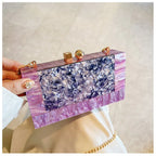 Casamento nupcial ombro crossbody saco feminino senhora bolsas de luxo marca acrílico sacos noite festa rosa verde praia garras