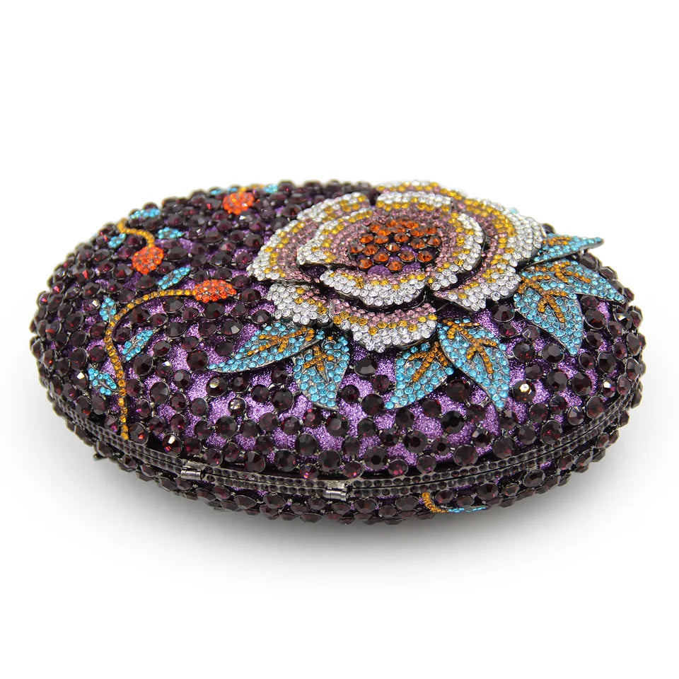 Clutch Cristal Floral Meliara