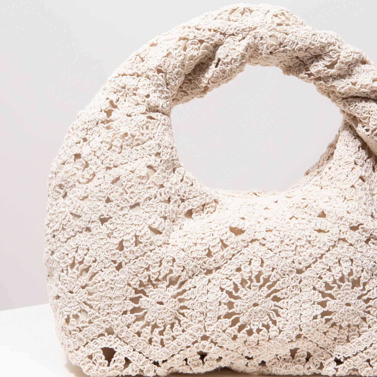 Bolsa de tecido oco com padrão, bolsas de praia boêmia para mulheres, conjunto de crochê, acessórios de praia femininos, Trav Must Haves (padrão aleatório)