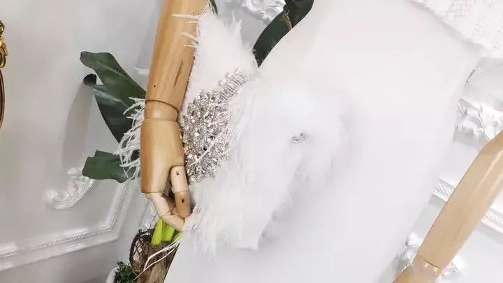 Luxo pena de avestruz sacos de noite para as mulheres 2025 corrente ombro crossbody saco borla festa embreagem bolsa verde bolsas casamento