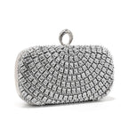 Bolsa de noite embutida com diamante, bolsa feminina para festa, vestido de casamento brilhante, versátil, bolsa crossbody para correspondência diária